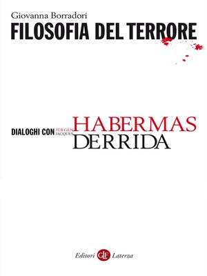 cover image of Filosofia del terrore